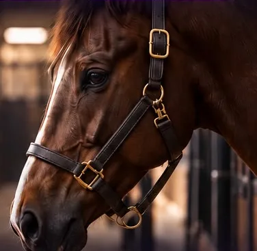 Horse in a clean stable